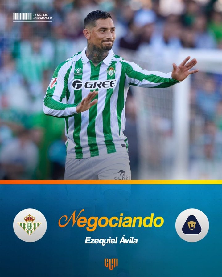 记者：墨西哥美洲狮约200万欧报价贝蒂斯前锋阿维拉